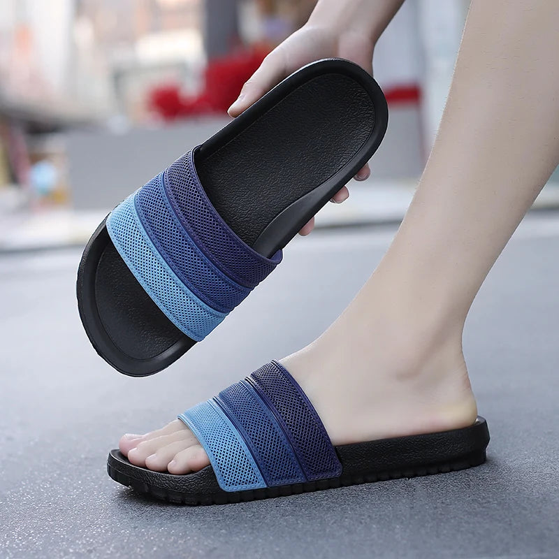 Men's Summer Gradient Design Sandals Slippers