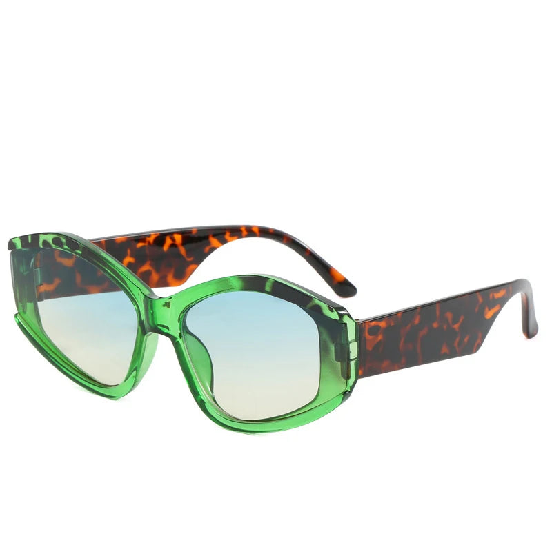 Fashion Large Frame Sunglasses - Colorful UV400 Protection for Women & Men