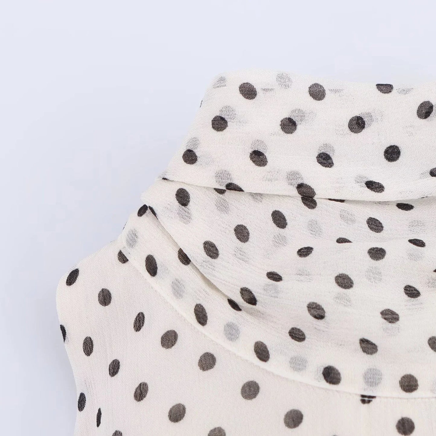 Women's White Polka Dot Halter Neck Bow Dress - Beach Vacation Long Sleeveless