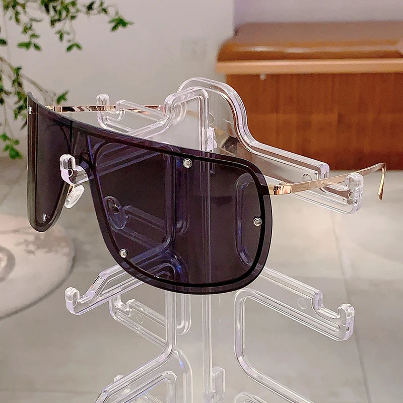 Unisex Pilot Trends Retro Metal Decor Sunglasses