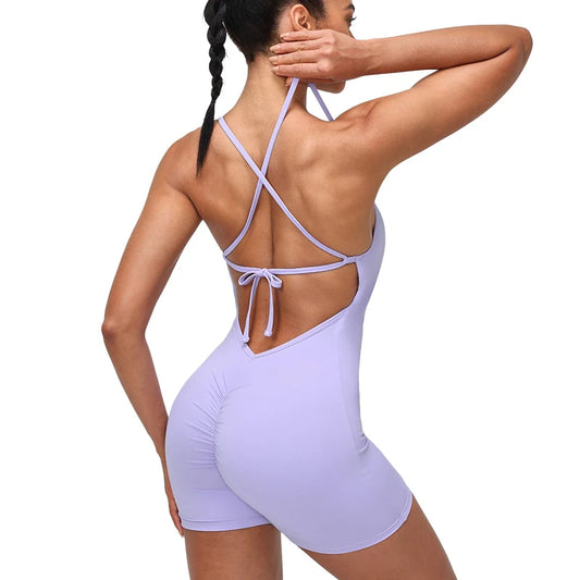 Breathable Fitness Jumpsuit