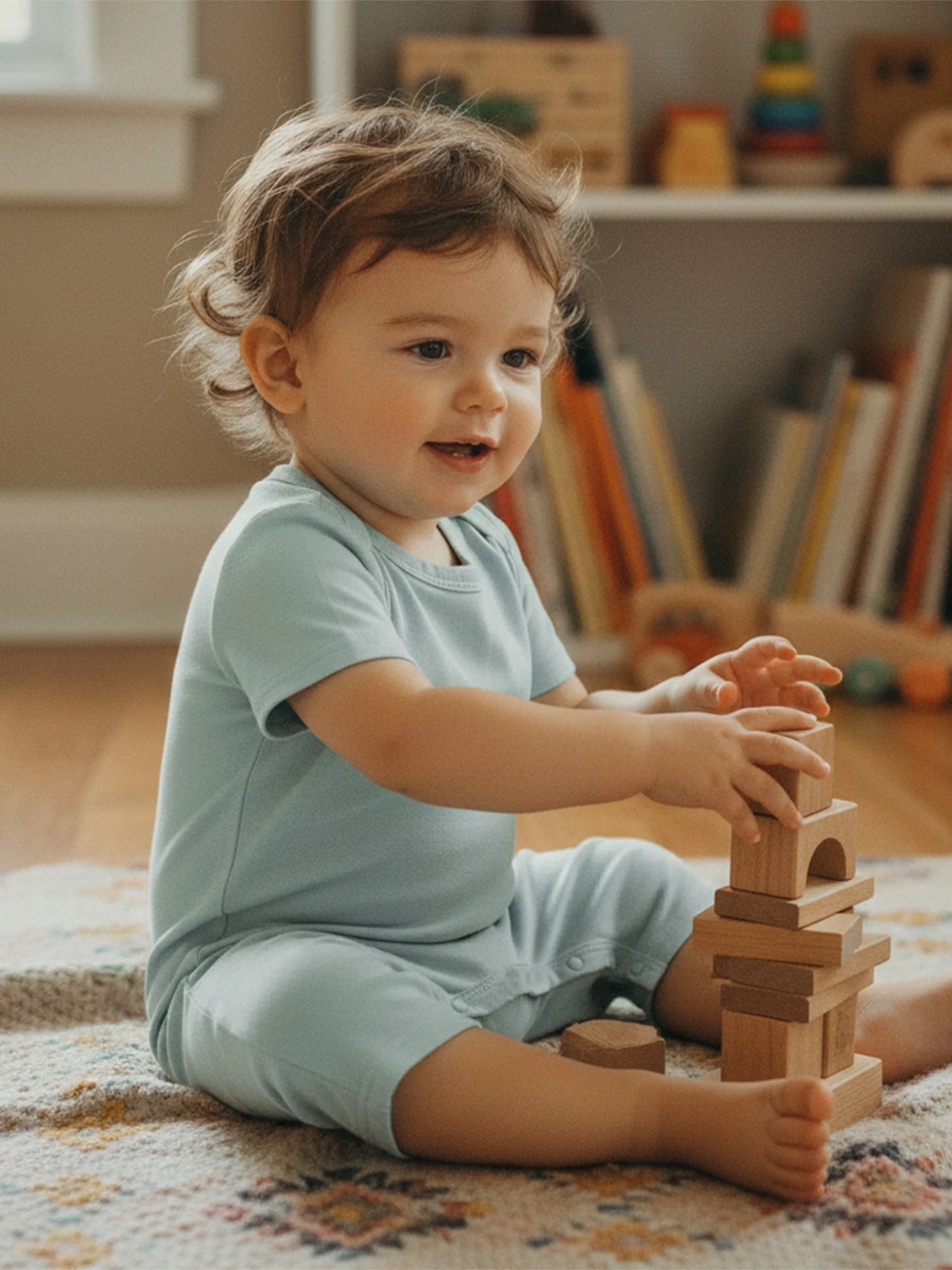 Baby Summer Romper 3-Pack - Solid Color Short Sleeve Jumpsuits