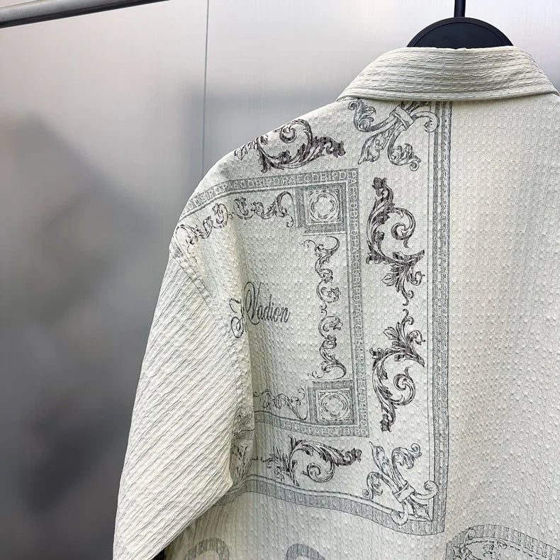 Men's Digital Print Casual Shirt - Loose Fit