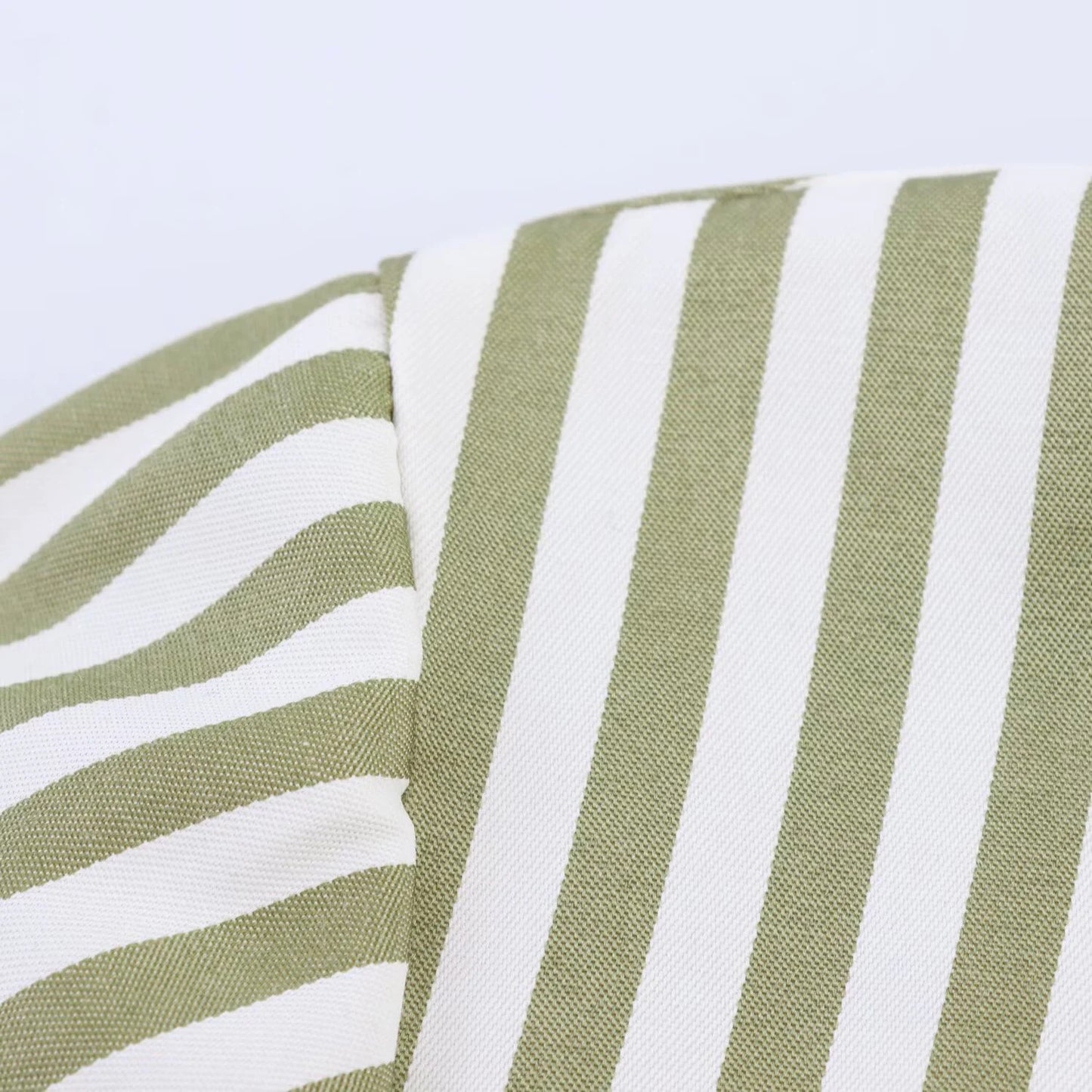 Women's Loose Summer Dress - Vertical Stripe Backless Mid-Length Tie Waist