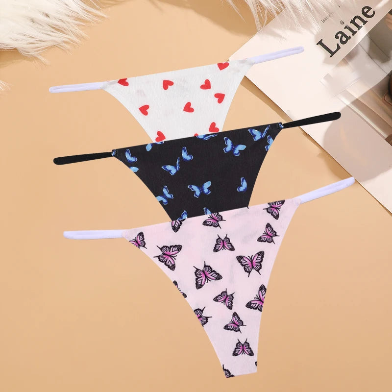 Women's Seamless Silk Thong 3-Pack