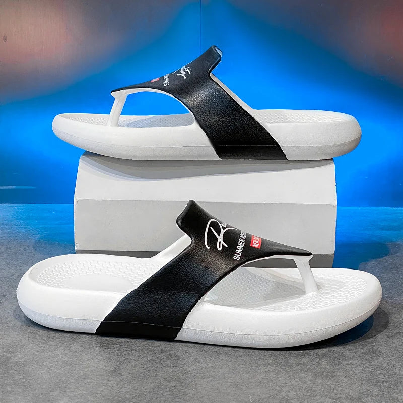 Men's  Summer Flip Flops EVA Platform Outdoor Breathable Sandals Clogs Waterproof Beach Slippers Slides