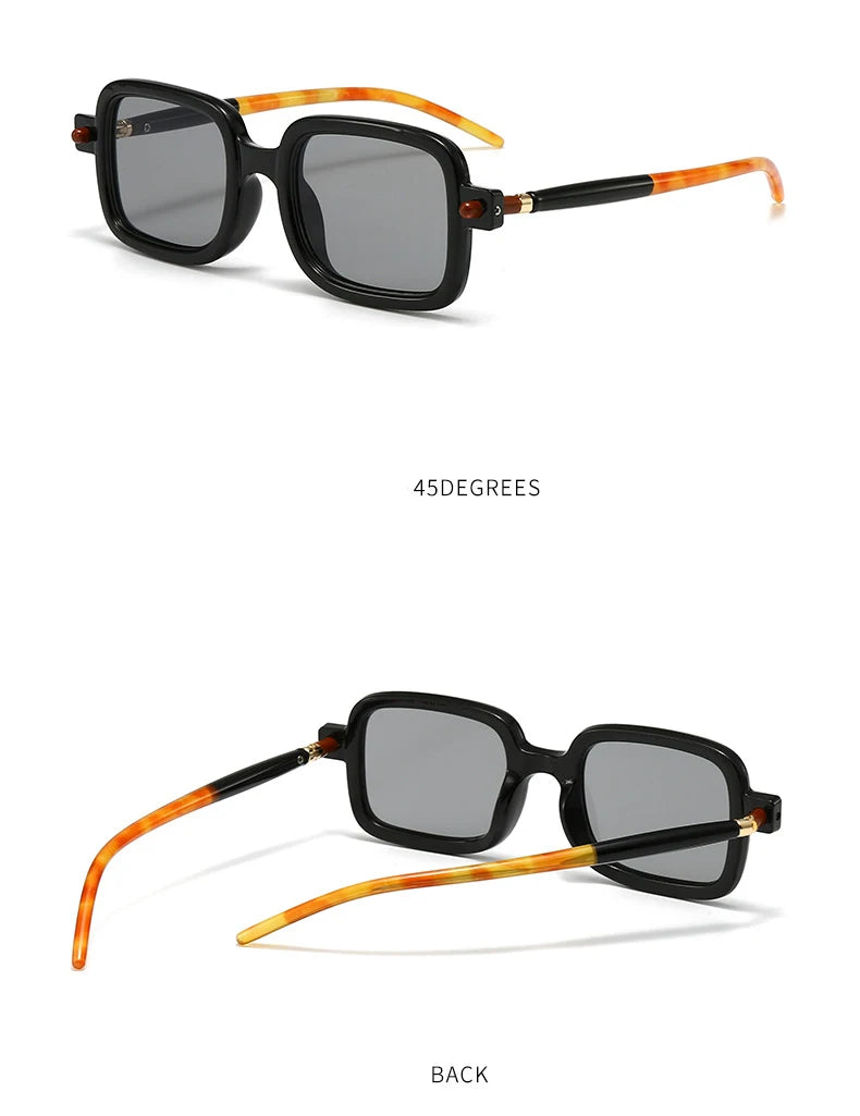 Unisex Retro Square Sunglasses UV400