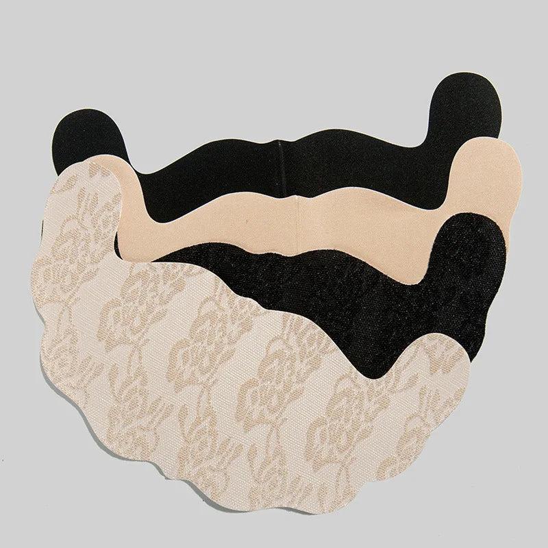 Women's Self-Adhesive Strapless Bra - Invisible Lift Tape & Gel Pads