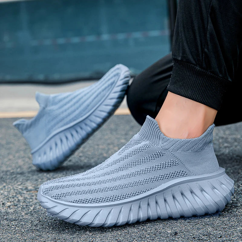 Platform Slip-On Sneakers - Comfortable Tennis Trainers