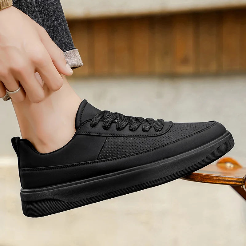 Men's Platform Casual Sneakers - Breathable Skateboard Running Shoes