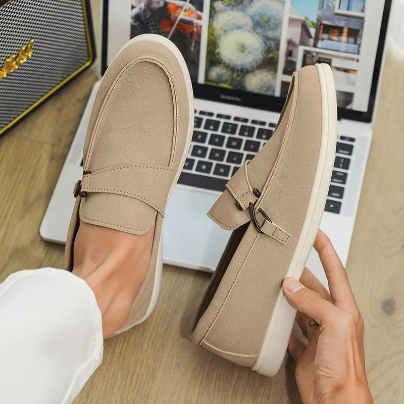 Men's Autumn Slip-On Loafers - Comfortable Soft Tennis & Driving Shoes