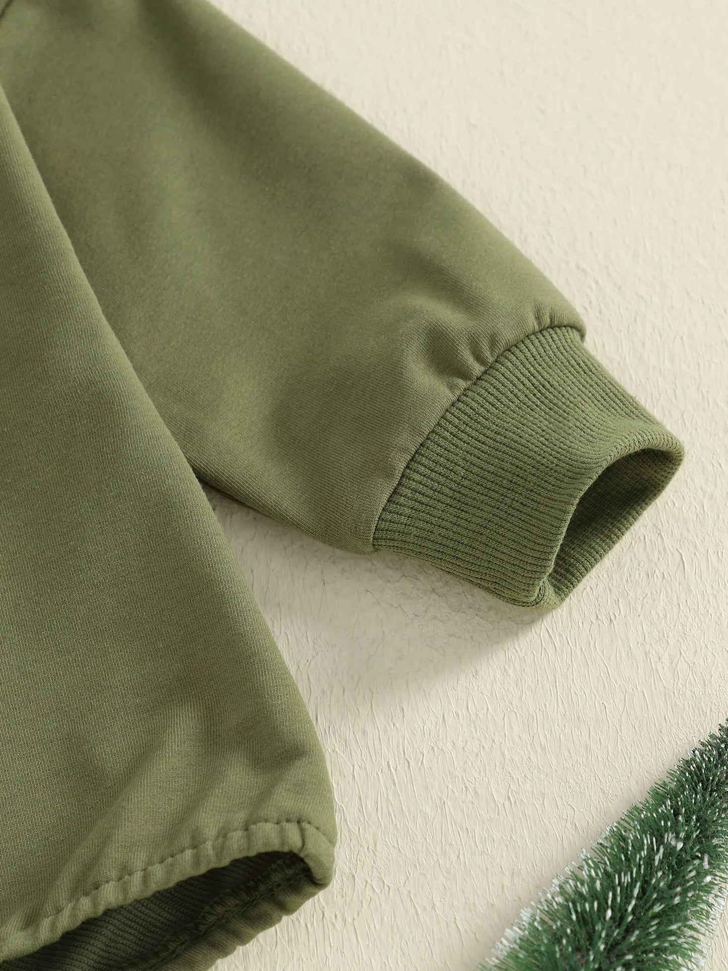 Baby Christmas Romper - Long Sleeve Tree Letter Print Bodysuit (0-18M)