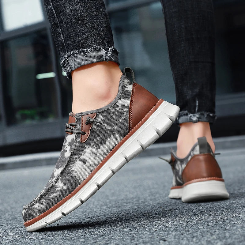 Men's Casual  Slip-on Canvas Flat Loafer Shoes