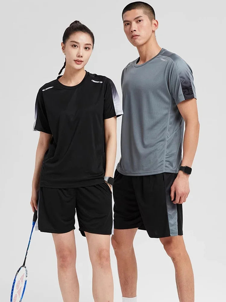 Unisex Gym Running , Basketball Shorts Outdoor  Cycling Training Tight Fast Drying Activewear Set