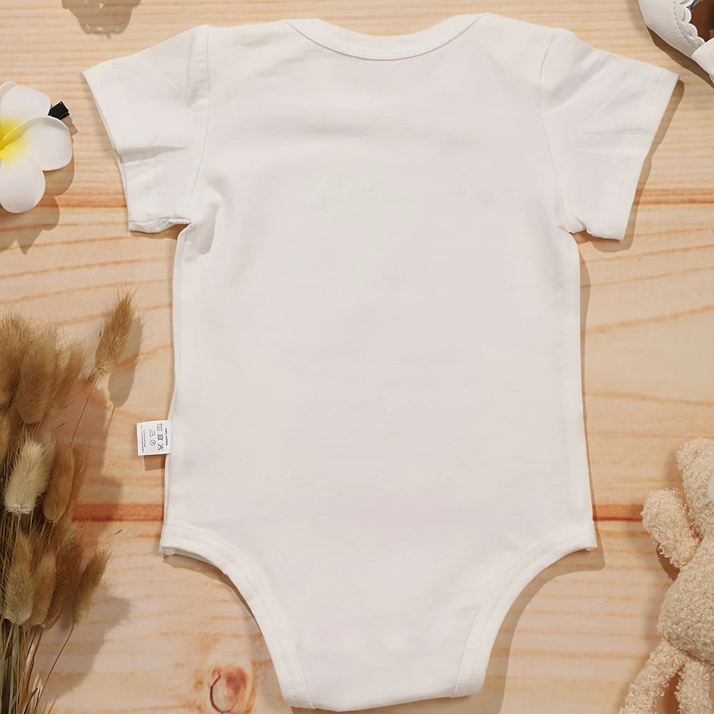 Twin Baby's  "Womb Mates"  Romper Cotton Outfits Bodysuits