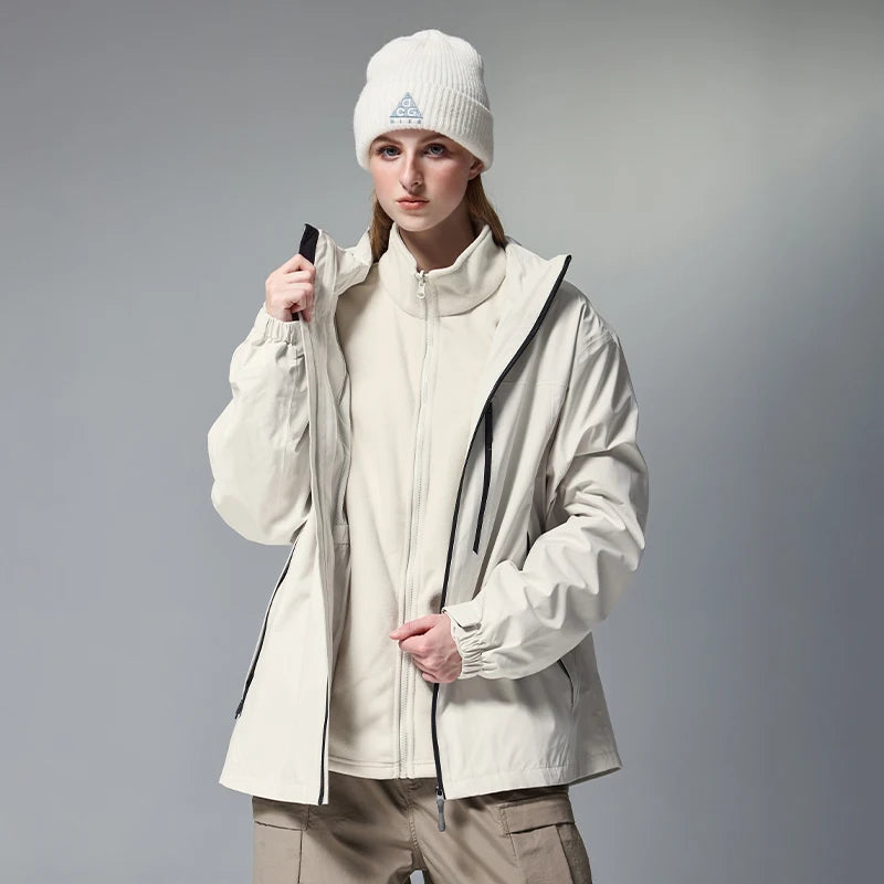 Men's Teflon Waterproof Outdoor Jacket - Breathable Sports Jacket Unisex