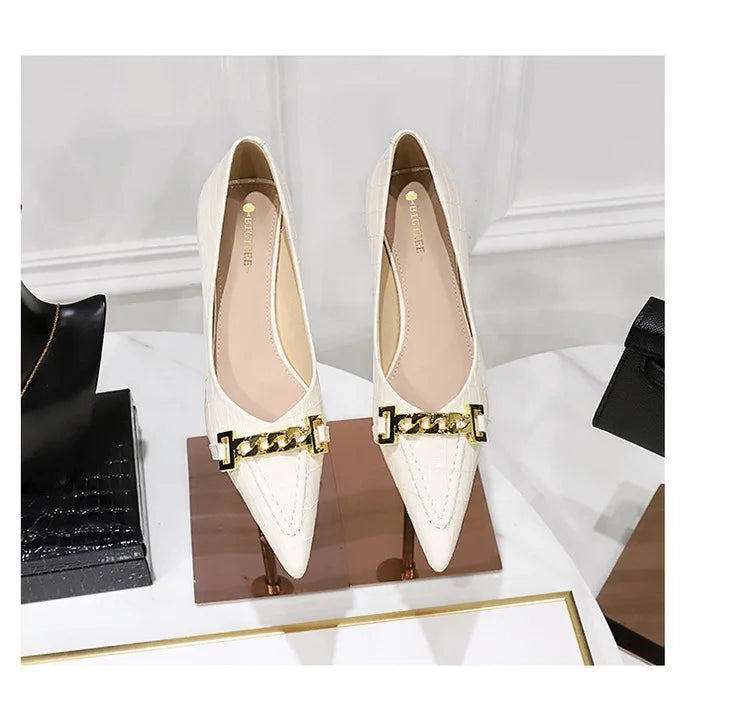 Patent Leather Stiletto Pumps - Professional Office Heels Available in 12 Colors