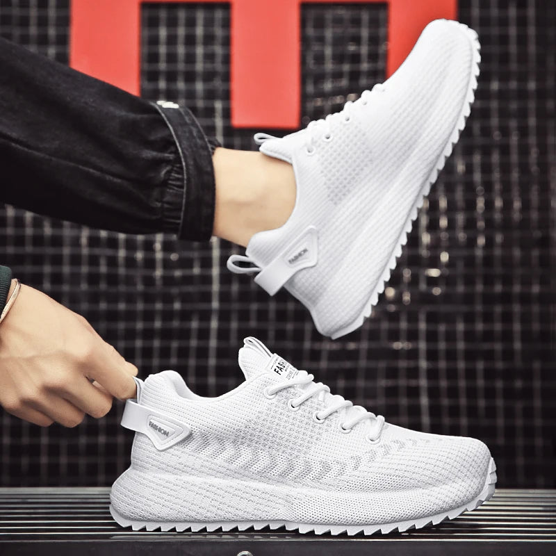 Men's Casual Platform Sports Shoes Breathable Sneakers