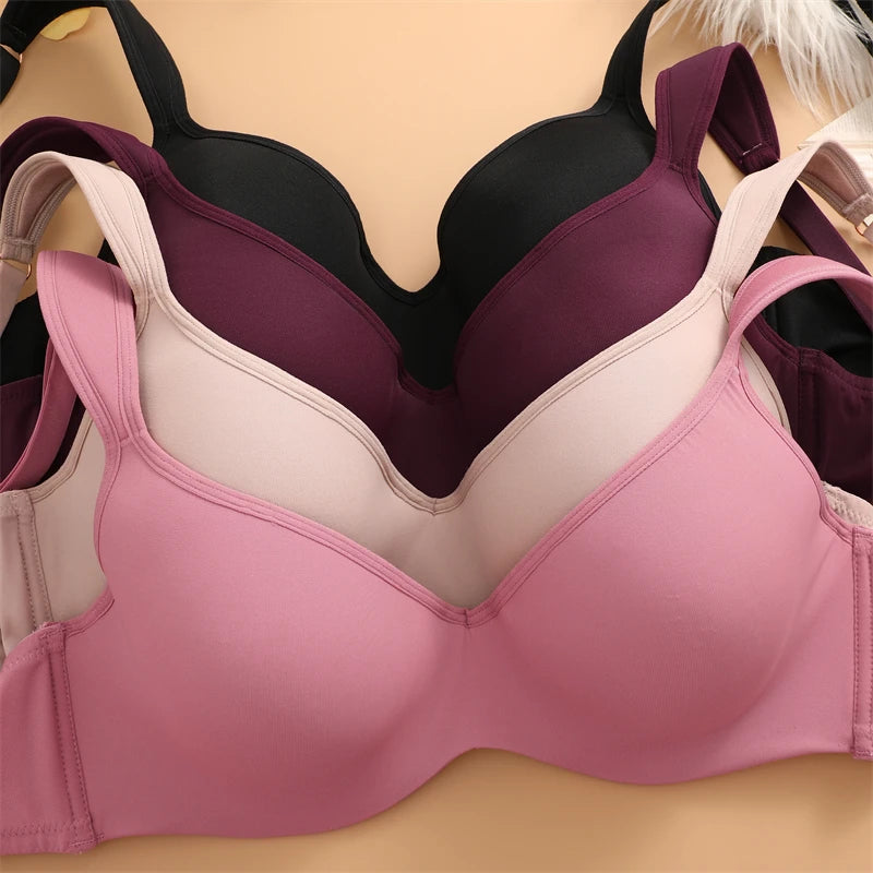 Women's Support Bras Beautiful Back Seamless Bra One-piece Wireless Bralette Push Up Sports Brassiere