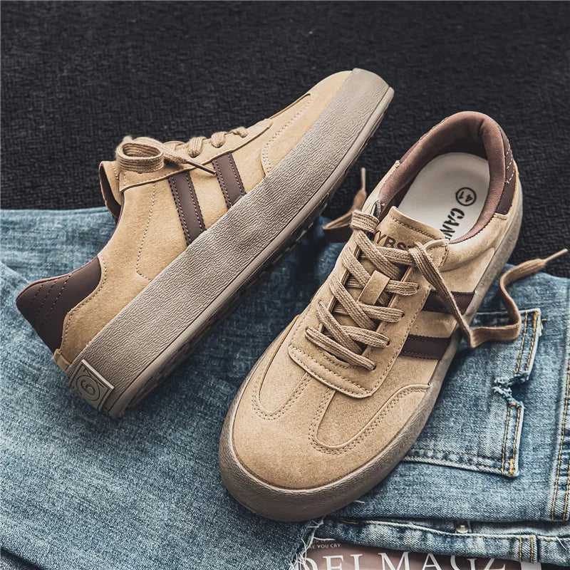 Men's Casual Platform Sneakers - Sports Skateboard Running Shoes