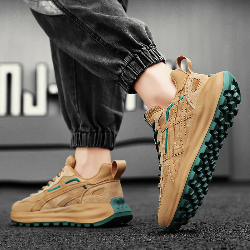 Casual Platform Sneakers - Men's Running & Tennis Shoes