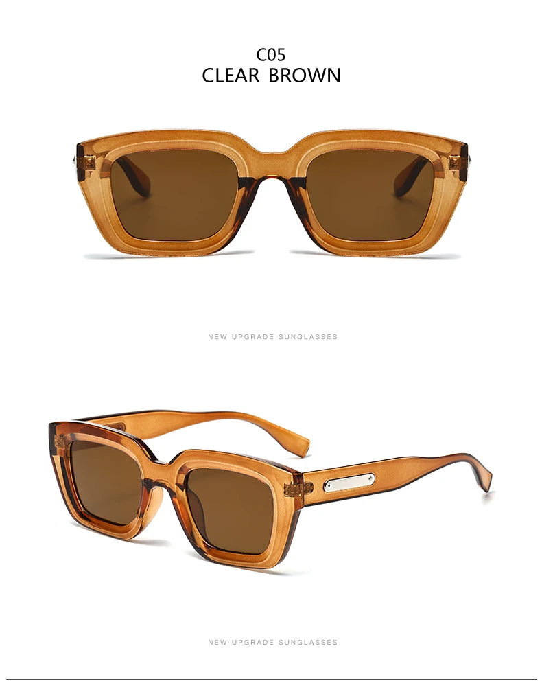 Women's Retro  Square Frame Sunglasses