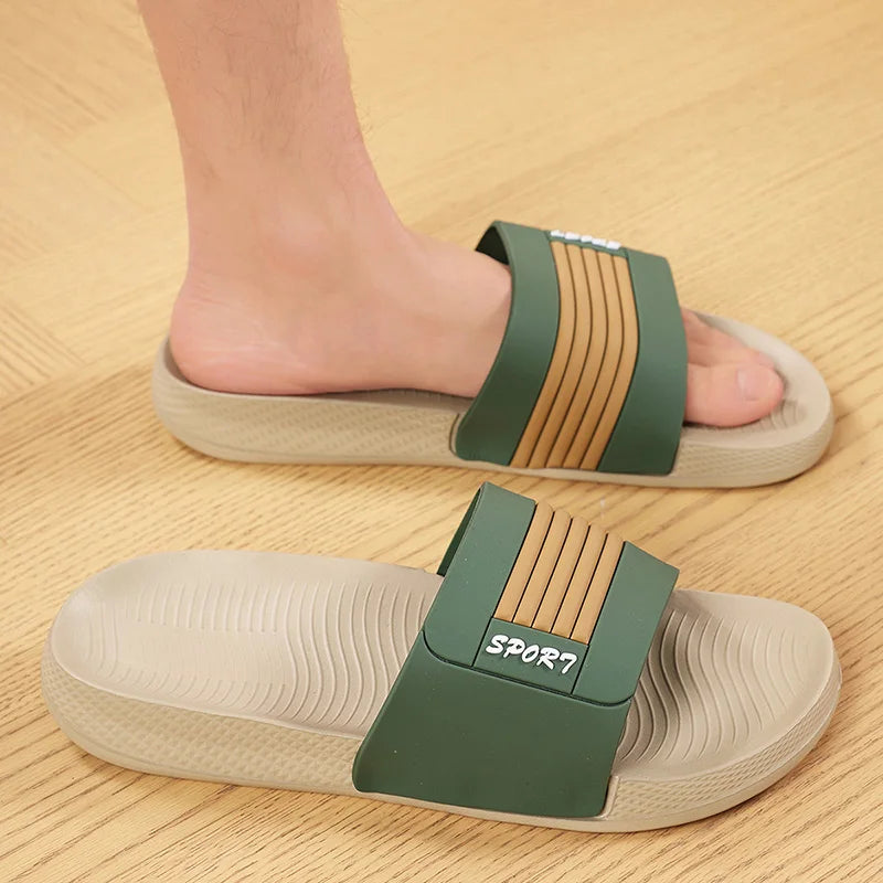 Men's Summer Slippers  Sandals Outdoor Clogs Soft Beach Slippers Comfortable Slides