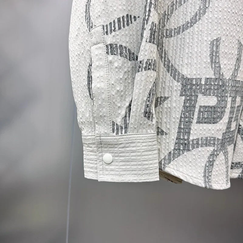 Men's Digital Print Casual Shirt - Loose Fit