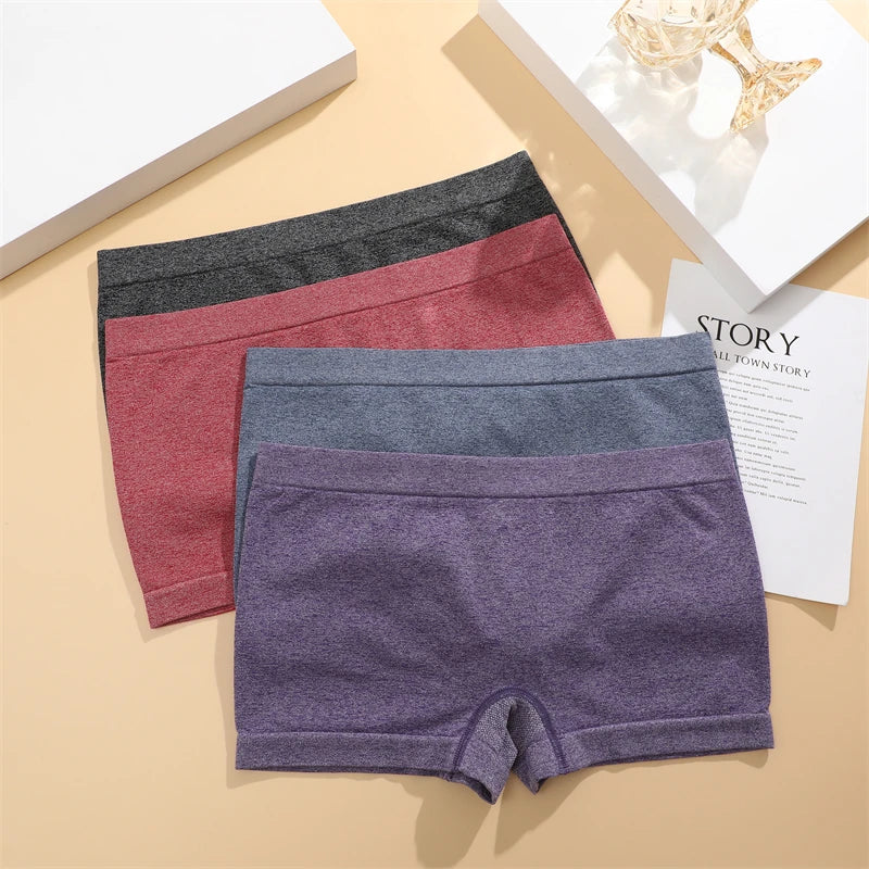 Women's Seamless Underwear - Sports  Breathable Low Waist Underwear Shorts