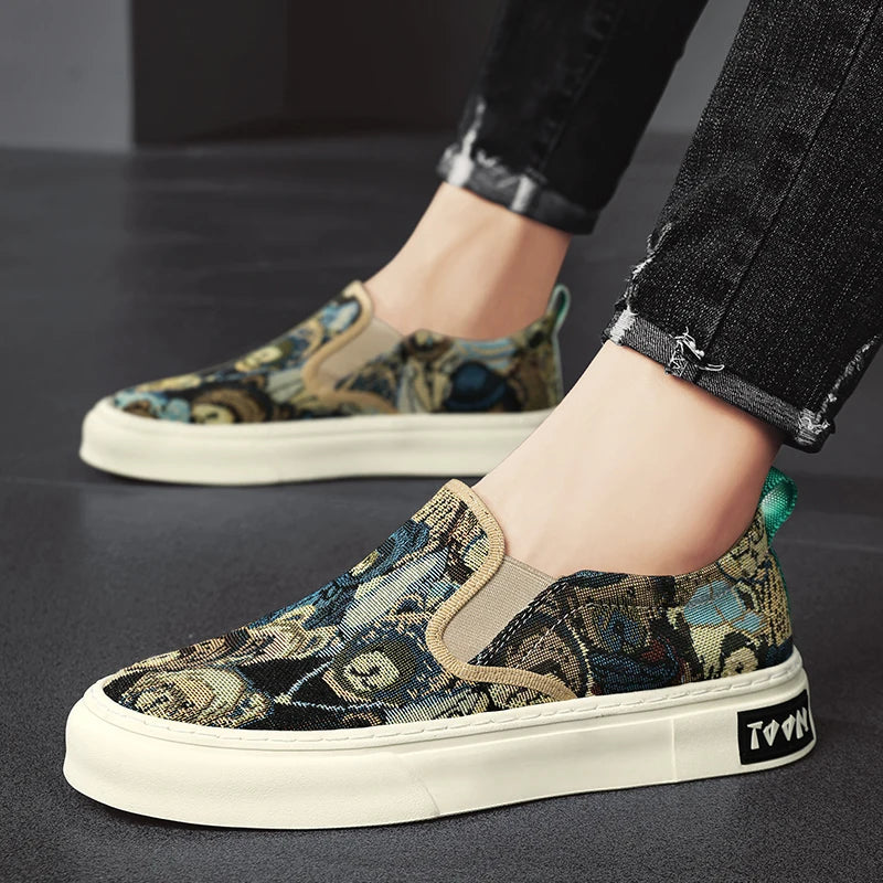 Men's Casual Slip-on Canvas Shoes