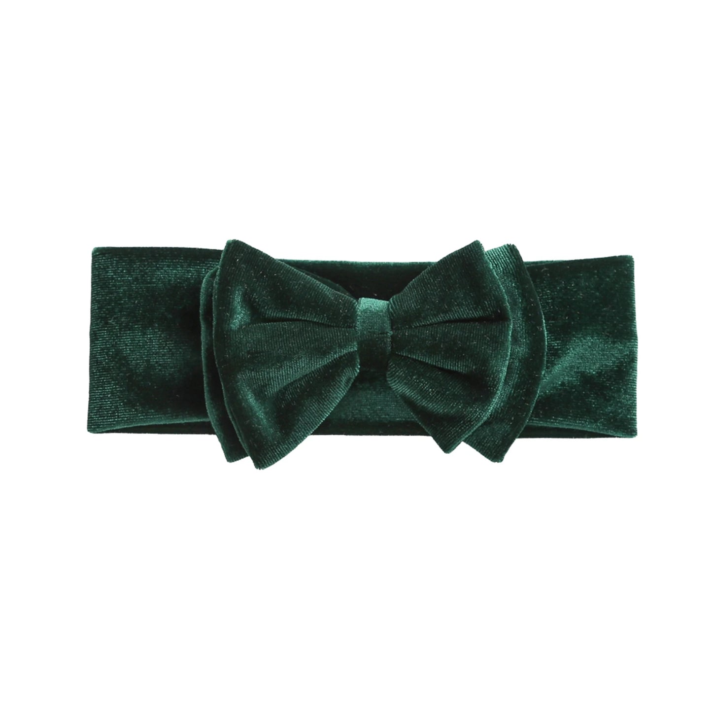 Toddler Baby Girls Bow Headbands Soft Stretchy Velvet Hairbands Hair Accessories