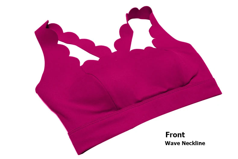 Women's Buttery Soft Fitness Yoga Bra Square Neckline Gym Crop Back Sports Vest