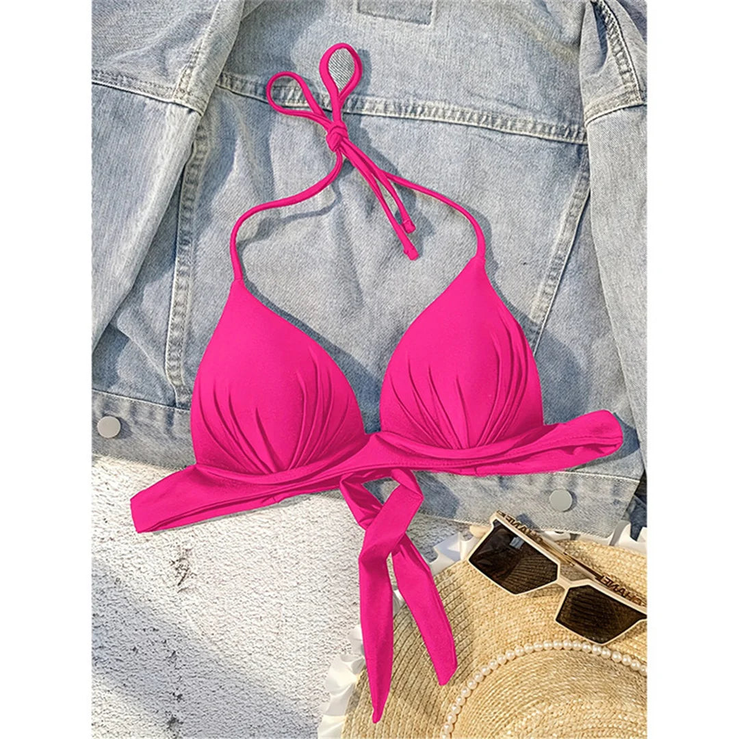 Bra Cup Halter Bikini Top