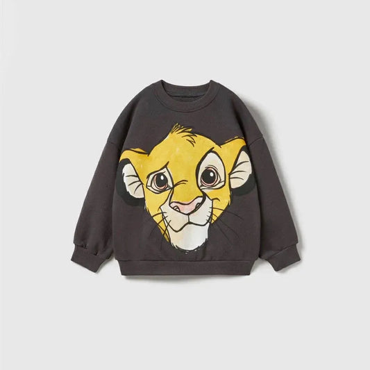 Children's Long-sleeved Cotton Sweatshirt