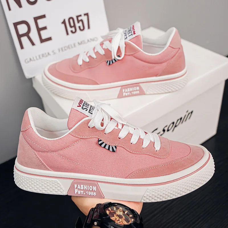 Canvas Skateboard Flat Shoes - Unisex Trainers Plus Size