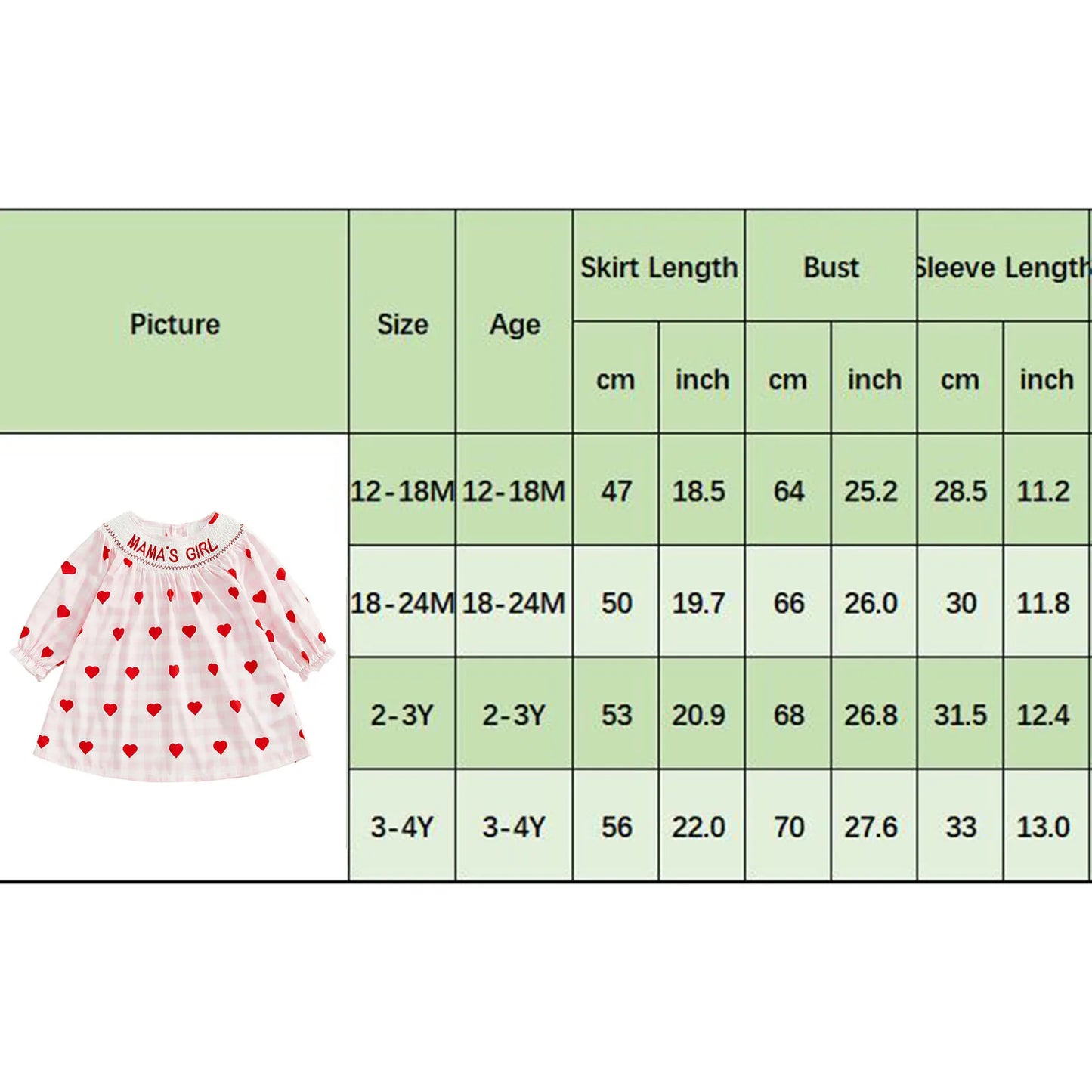 Kids' Valentine's Day Heart Plaid A-Line Dress