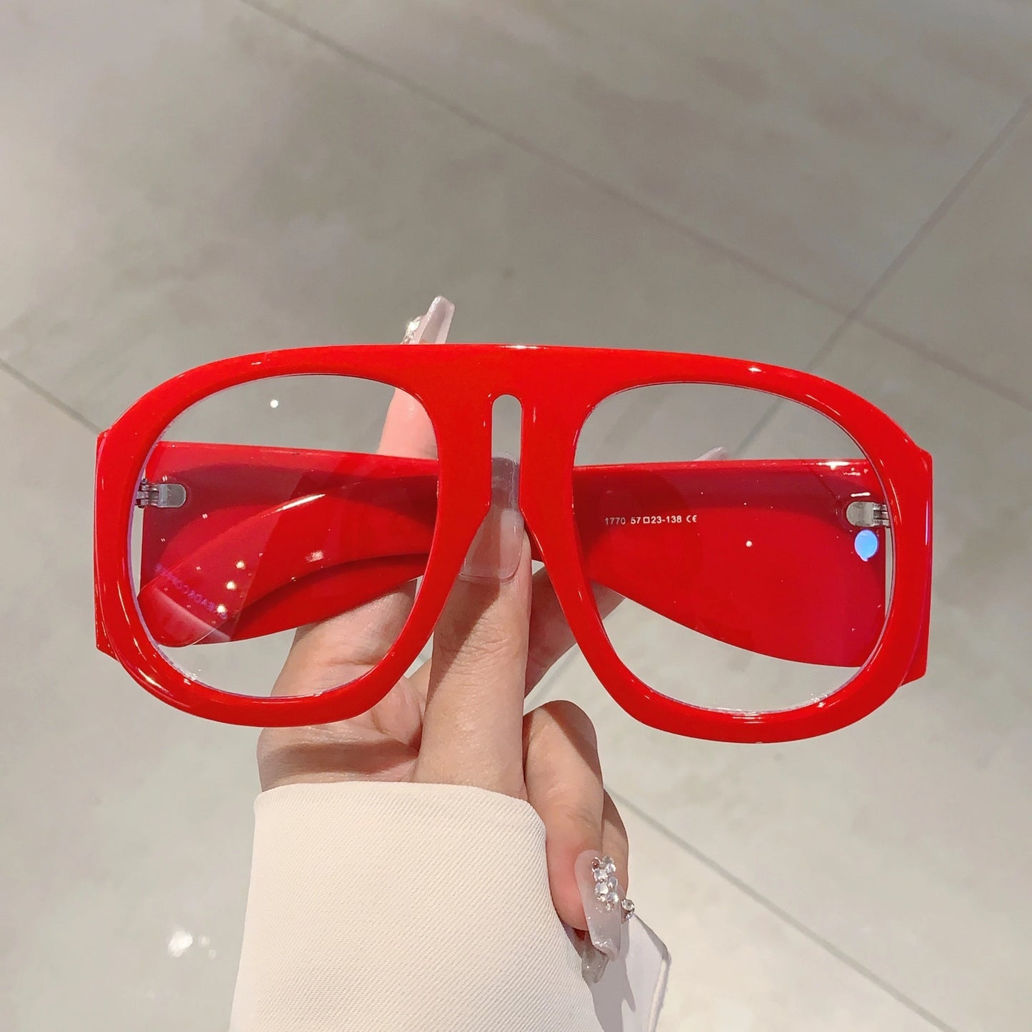 Oversized Round Blue Light Blocking Glasses