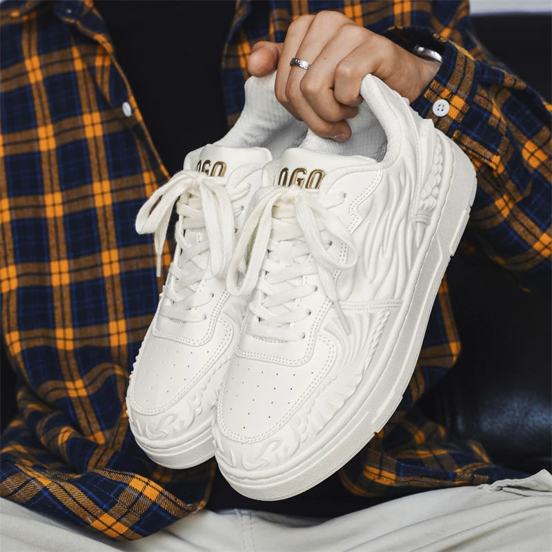 Men's Casual Platform Trainers Sneakers