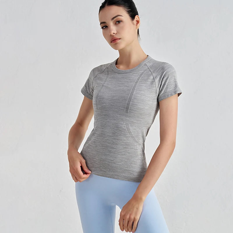 Seamless Short Sleeve Fitness Top