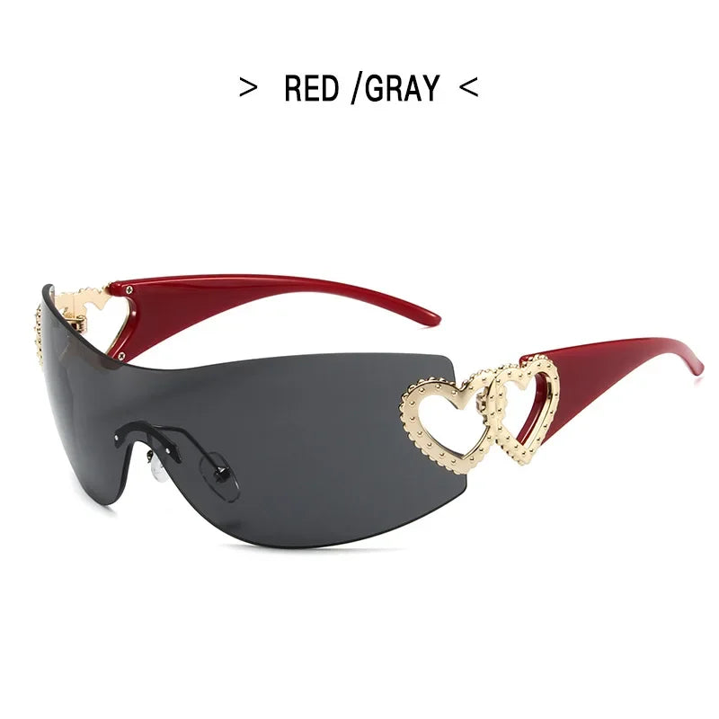 Frameless Sports Sunglasses UV400 for Women