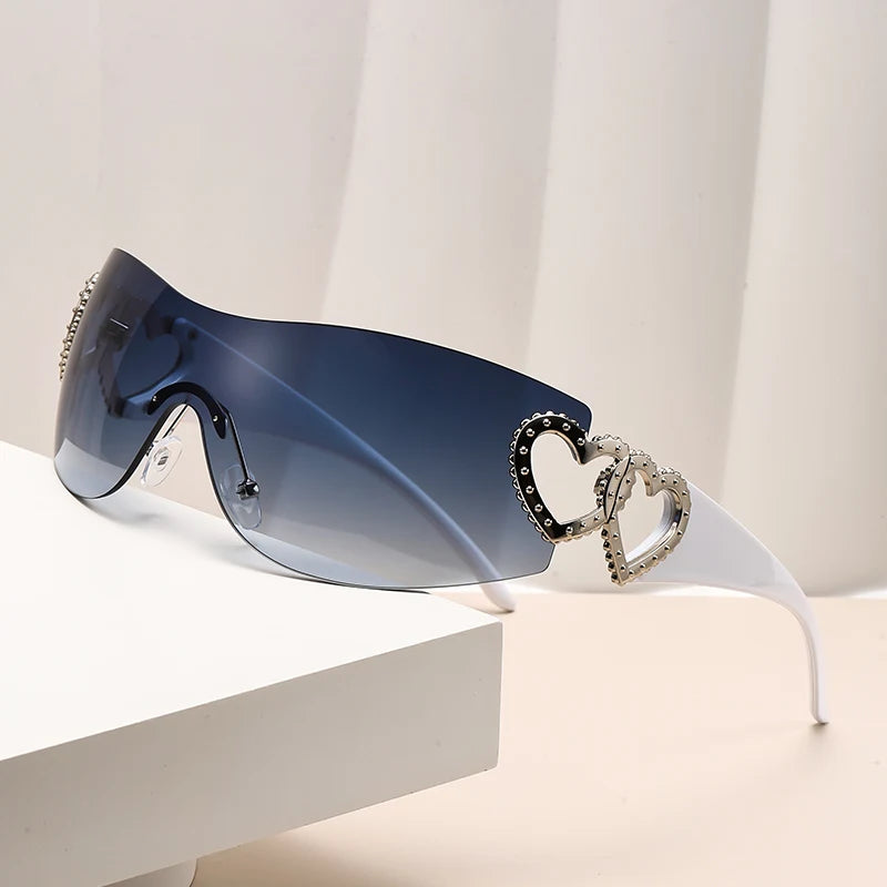 Frameless Sports Sunglasses UV400 for Women