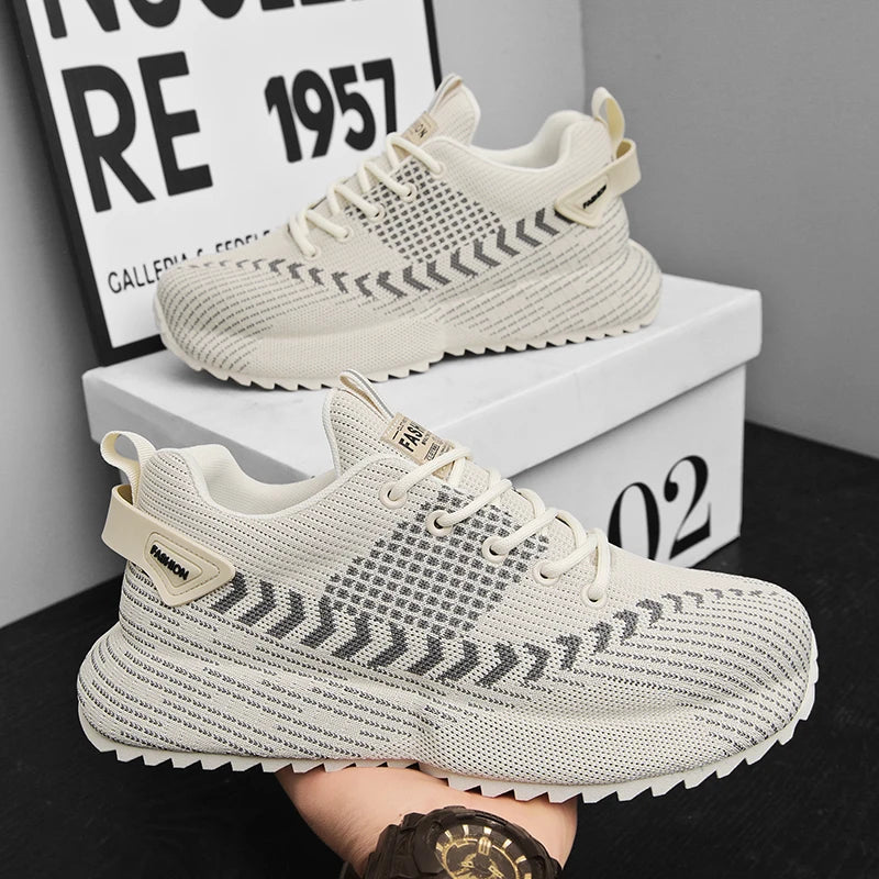 Men's Casual Platform Sports Shoes Breathable Sneakers