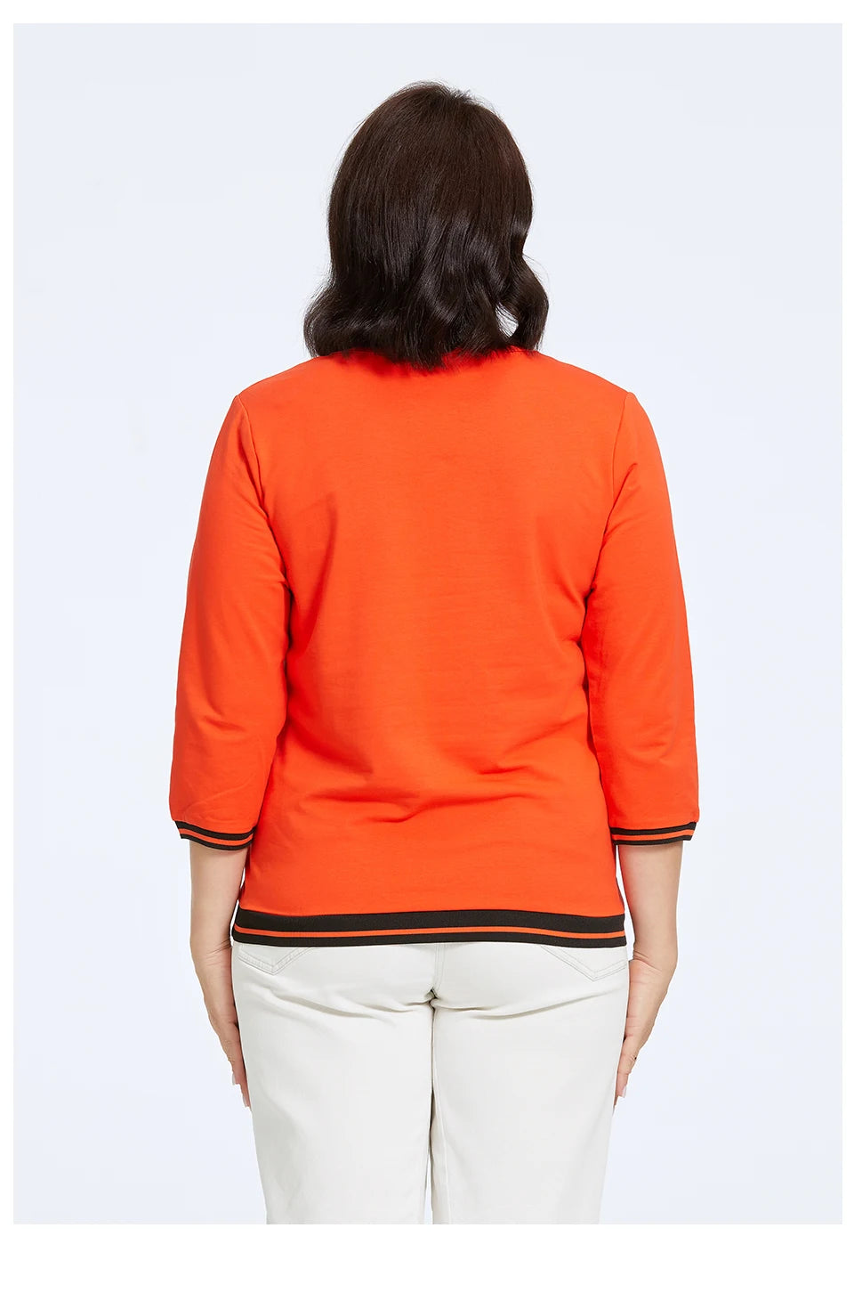 Women's Oversized V-Neck Knitted Jumper with Graffiti Print Detail