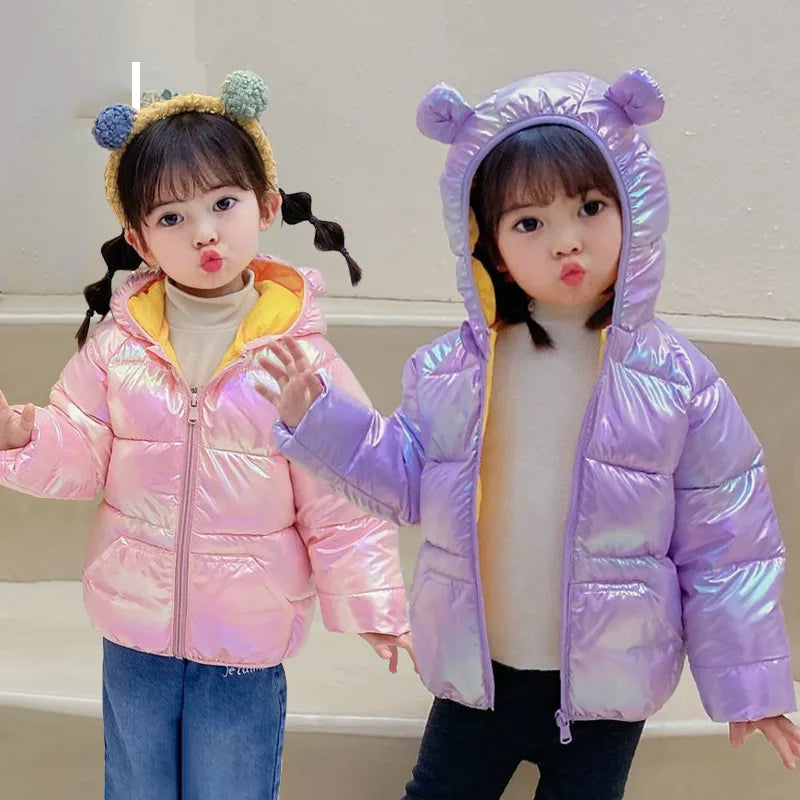 Children's Warm Hooded Coat Jacket