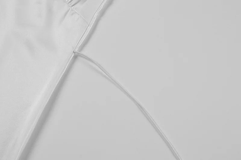 Women's Silky Draped Maxi Dress - Sleeveless V Neck Sun Dress