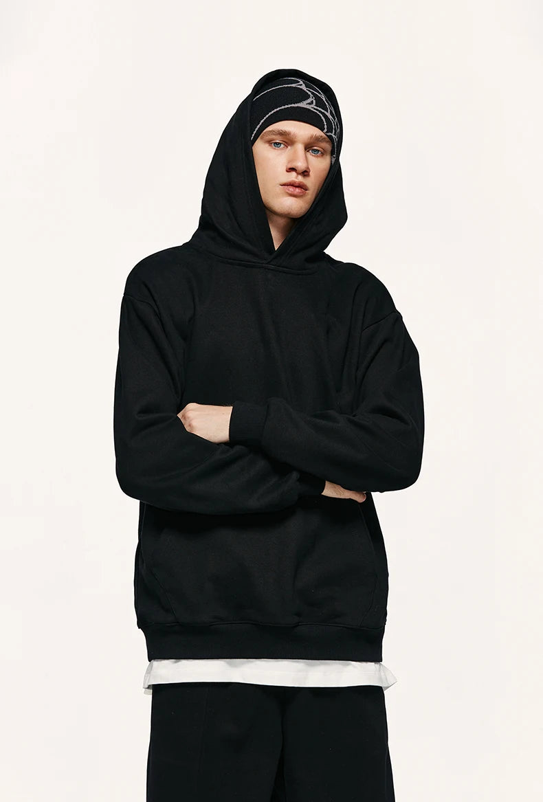 Unisex 460gsm Heavyweight Premium Cotton Oversized Plain Hoodie