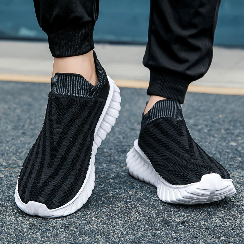 Platform Slip-On Sneakers - Comfortable Tennis Trainers