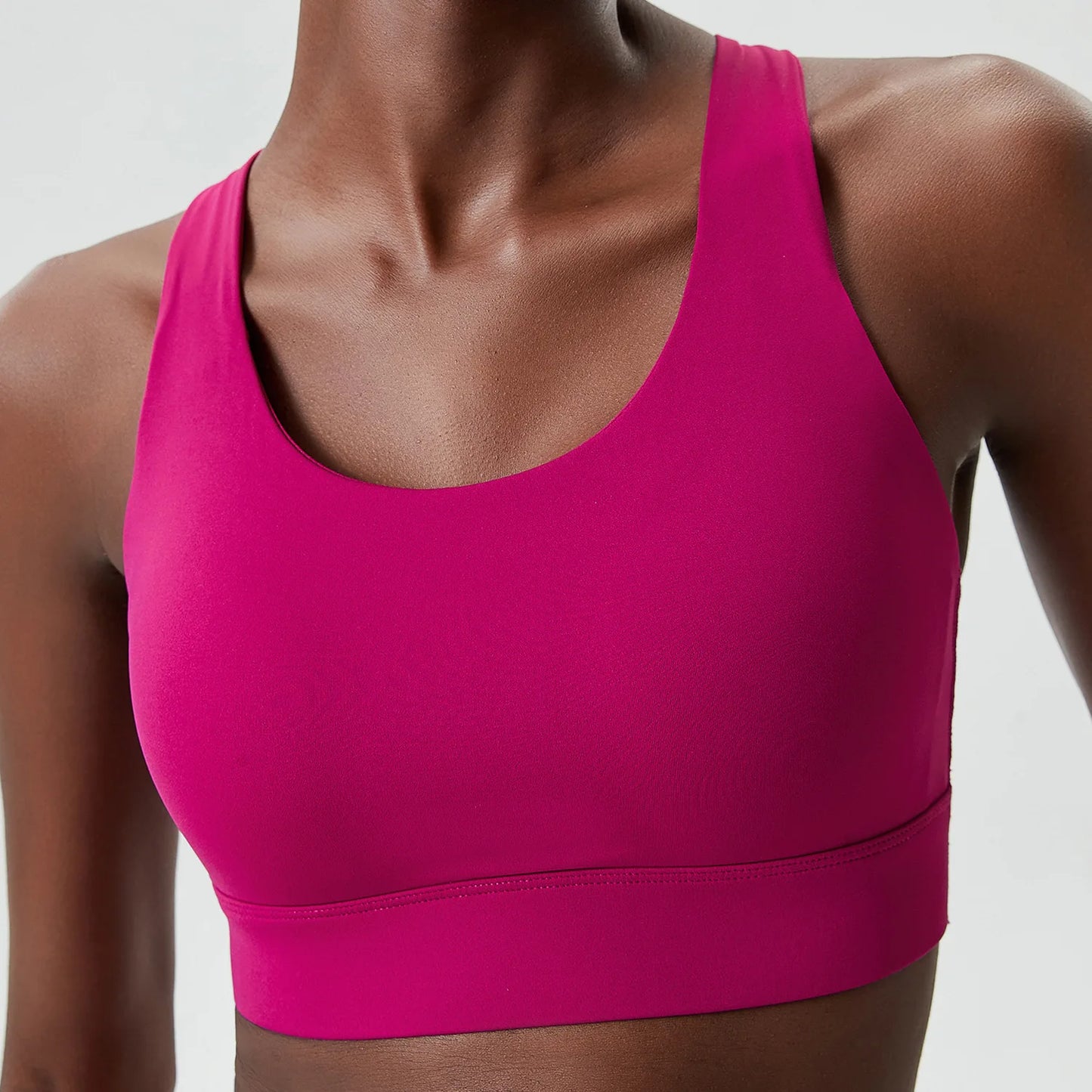 Women's High Impact Fitness Yoga Bra Buttery Soft Gym Running Breathable Quick Dry Sports Vest