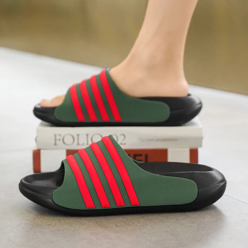 Sports Slides - Men's Quick Dry Beach Sandals & Outdoor Clogs