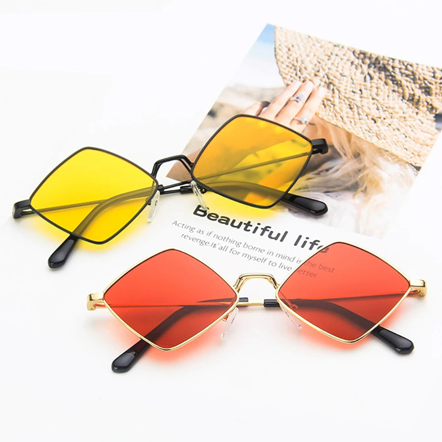 Unisex Retro  Classic Metal Multi Side Small Frame Sunglasses UV400 Eyeglass